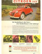 1957 CITROEN 2CV LEAFLET DUITS, Livres