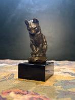 Antoine-Louis Barye (1796-1875) - after - Statue, Zittende, Antiek en Kunst