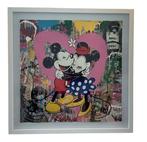 Mr Brainwash (1966) - Mickey en Minnie (original artwork), Antiek en Kunst