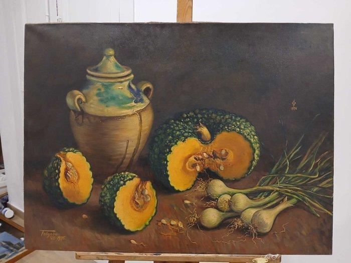 Vicente Folgado Forteza (1921) - Bodegón de la Calabaza, Antiek en Kunst, Kunst | Schilderijen | Klassiek