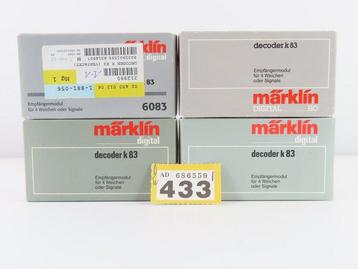 Märklin H0 - 6083 - Digitale besturingseenheid (4) - 4x K83,, Hobby & Loisirs créatifs