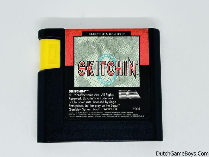 Sega Genesis - Skitchin, Games en Spelcomputers, Spelcomputers | Sega, Gebruikt, Verzenden