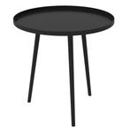 Balkontafel – Weerbestendig - Staal – Zwart, Tuin en Terras, Ophalen of Verzenden, Nieuw