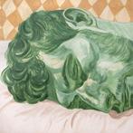 Davide Cambria - Sleeping Head, Antiek en Kunst, Kunst | Schilderijen | Modern