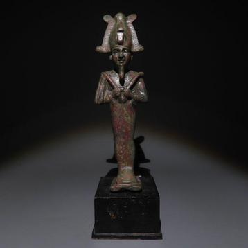Oud-Egyptisch Brons Osiris God. Late periode, 664 - 332