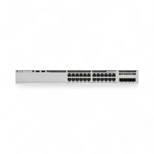 Cisco Catalyst 9200L - 24x 1Gb BASE-T Port, 4x 10Gb SFP+, Computers en Software, Netwerk switches, Refurbished, Verzenden
