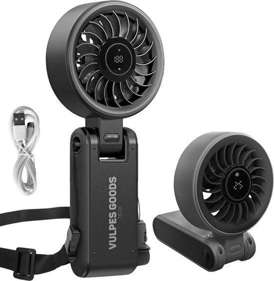 2dekans | Vulpes Goods® Tech - Handventilator PRO 3in1 -, Elektronische apparatuur, Airco's, Ophalen of Verzenden