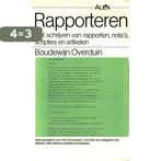 Rapporteren / Aula-paperback / 133 9789027427434 B. Overduin, Boeken, Verzenden, Gelezen, B. Overduin