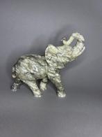 altro - altro - sculptuur, Elefantino in Marmo Bardiglio di