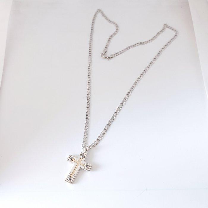 Zonder minimumprijs - Halsketting - 18 karaat Zilver, Geel, Bijoux, Sacs & Beauté, Colliers