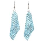 Fako Bijoux® - Oorbellen - Dansende Doekjes - Blauw, Verzenden, Nieuw