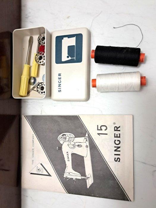 Singer 15 Machine à coudre - Acier, Bois, Antiquités & Art, Art | Objets design