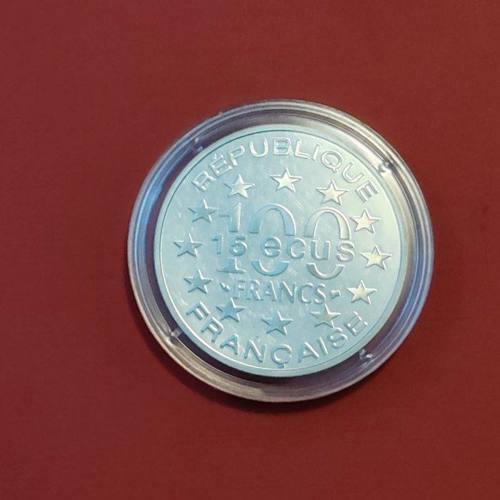 Frankrijk. 100 Francs 1994 15 Ecu Proof (Zonder, Postzegels en Munten, Munten | Europa | Niet-Euromunten