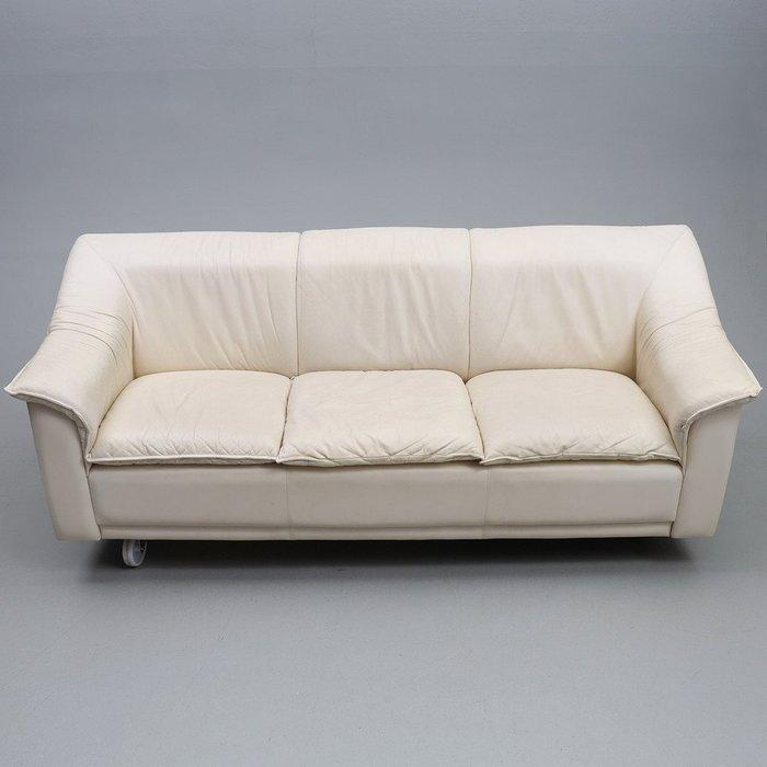 Canapé (2) - Cuir de veau - SOFA GROUP, 2 pièces, cuir., Antiquités & Art, Curiosités & Brocante