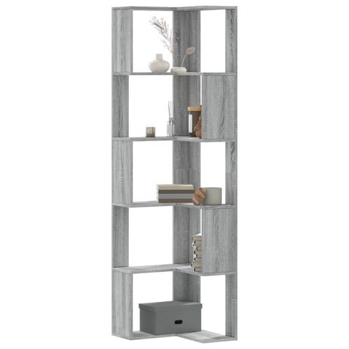 vidaXL Boekenkast 5-laags hoek 50x50x179 cm bewerkt hout, Huis en Inrichting, Kasten | Boekenkasten, Nieuw, Verzenden