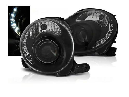 LED koplampen Black geschikt voor Fiat 500, Auto-onderdelen, Verlichting, Nieuw, Fiat, Verzenden