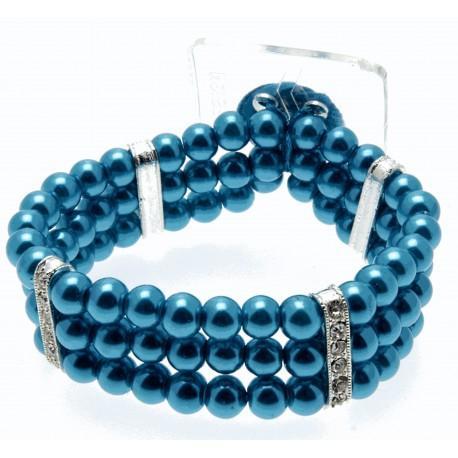 Corsage Polscorsage Empress Turquoise Corsage Polscor, Huis en Inrichting, Woonaccessoires | Kunstplanten en Kunstbloemen, Nieuw