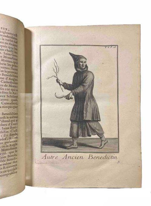Pierre Helyot - Ordres Monastiques, Religieux et Militaires., Antiek en Kunst, Antiek | Boeken en Manuscripten