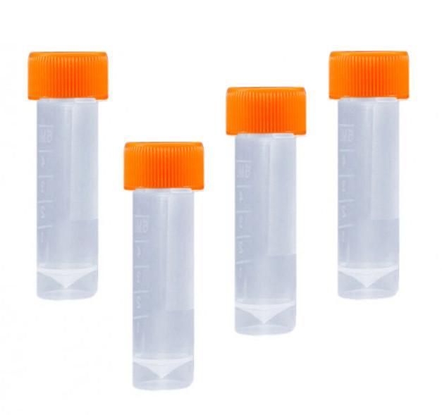 Set van 100 reageerbuisjes (5 ml, polypropyleen, met schroe, Doe-het-zelf en Bouw, Gereedschap | Overige machines, Nieuw, Verzenden