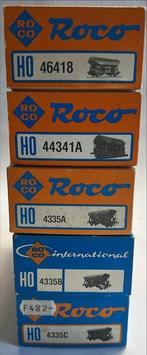 Roco H0 - 4335A/-B/-C/44341A/46418 - Wagon de marchandises