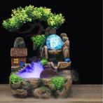 Sier Waterval Zen Garden Watermolen met Nebulizer - LED, Huis en Inrichting, Nieuw, Verzenden