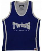 Twins Special Dames Tanktop incl Sportbeha TSB-3 Blauw Wit, Kleding | Dames, Twins Special, Verzenden, Nieuw, Blauw