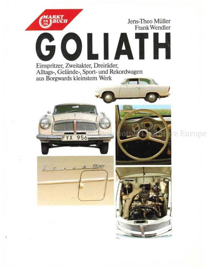 GOLIATH: EINSPRITZER, ZWEITAKTER, DREIRÄDER, ALLTAGS-,, Livres, Autos | Livres