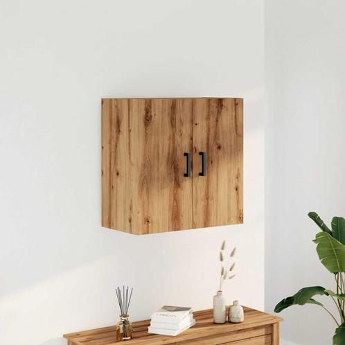 vidaXL Wandkast 60x31x60 cm bewerkt hout artisanaal, Huis en Inrichting, Kasten | Overige, Nieuw, Verzenden