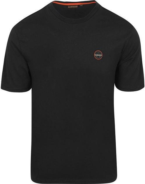 Napapijri Badge T-shirt Zwart maat Maat 52/54 (L) Heren, Kleding | Heren, T-shirts, Zwart, Nieuw, Maat 52/54 (L), Verzenden