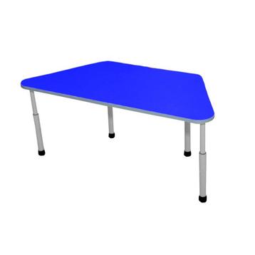 Kleutertafel | Verstelbaar | Trapezium | Blauw | Voor, Verzenden