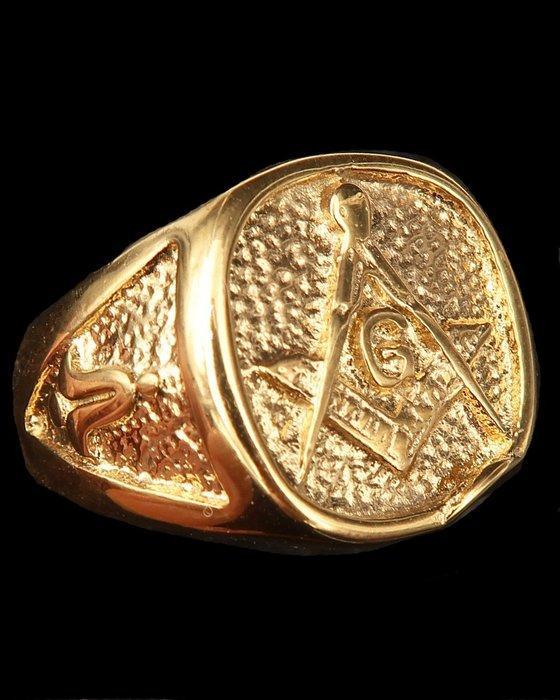 Chevalière Franc-Maçon (Équerre & Compas): Spirituele, Antiek en Kunst, Antiek | Boeken en Manuscripten