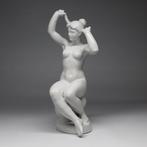 Drasche - Beeldje - Art deco woman - Porselein, Antiek en Kunst