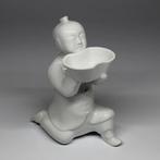 Herend - Beeldje - Chinese figurine holding a bowl -, Antiek en Kunst
