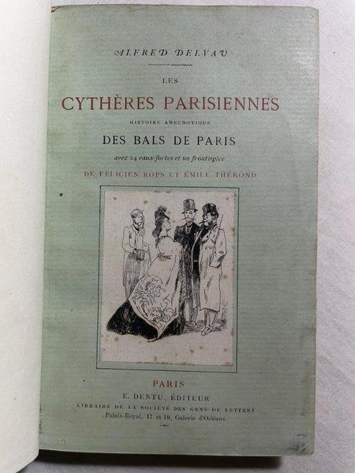 Félicien Rops / Émile Thérond - Les Cythères Parisiennes -, Antiek en Kunst, Antiek | Boeken en Manuscripten