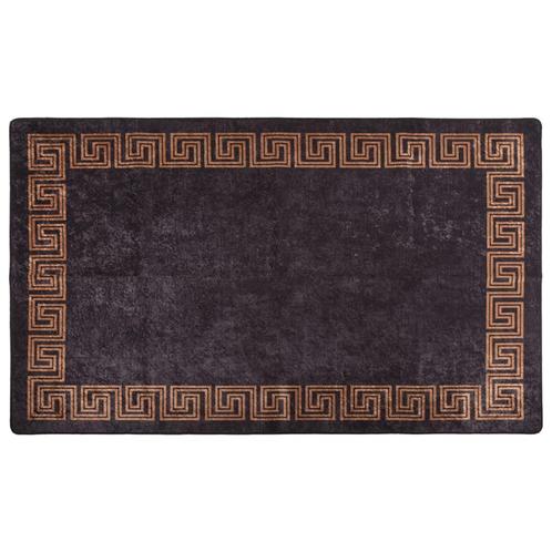 vidaXL Tapis lavable noir et dorÃ© 120x170 cm, Huis en Inrichting, Stoffering | Tapijten en Vloerkleden, Verzenden