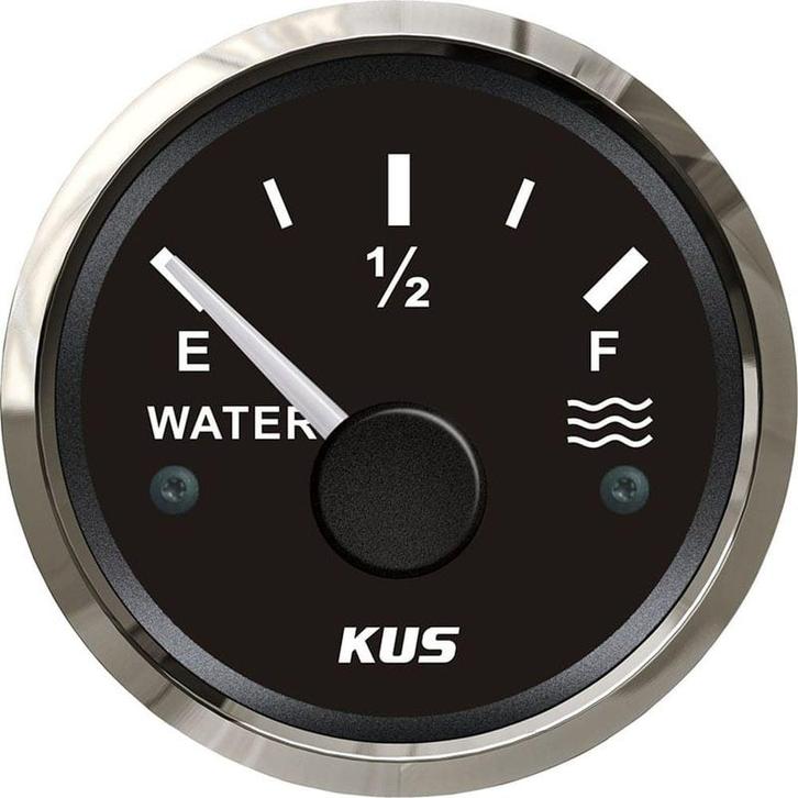 Watermeter Boot 56mm Zwart met Rvs Rand, Watersport en Boten, Accessoires en Onderhoud, Nieuw, Ophalen of Verzenden