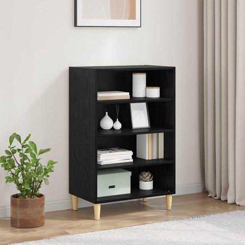 vidaXL Dressoir Zwart eiken Bewerkt hout, Huis en Inrichting, Kasten | Dressoirs, Nieuw, Verzenden