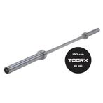 Toorx Fitness Olympische Halterstang  Chrome 180 cm BO-180, Sports & Fitness, Équipement de fitness, Verzenden