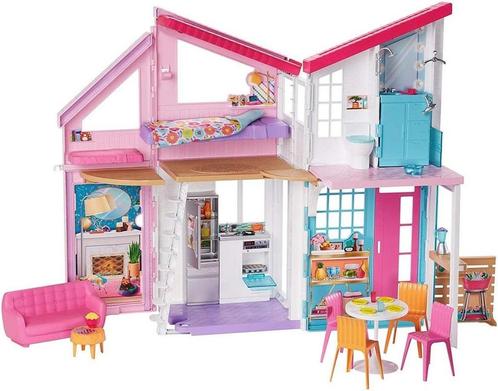 Barbie DLY32 3 verdiepingen tellend herenhuis Opvouwbaar, Kinderen en Baby's, Speelgoed | Duplo en Lego, Verzenden