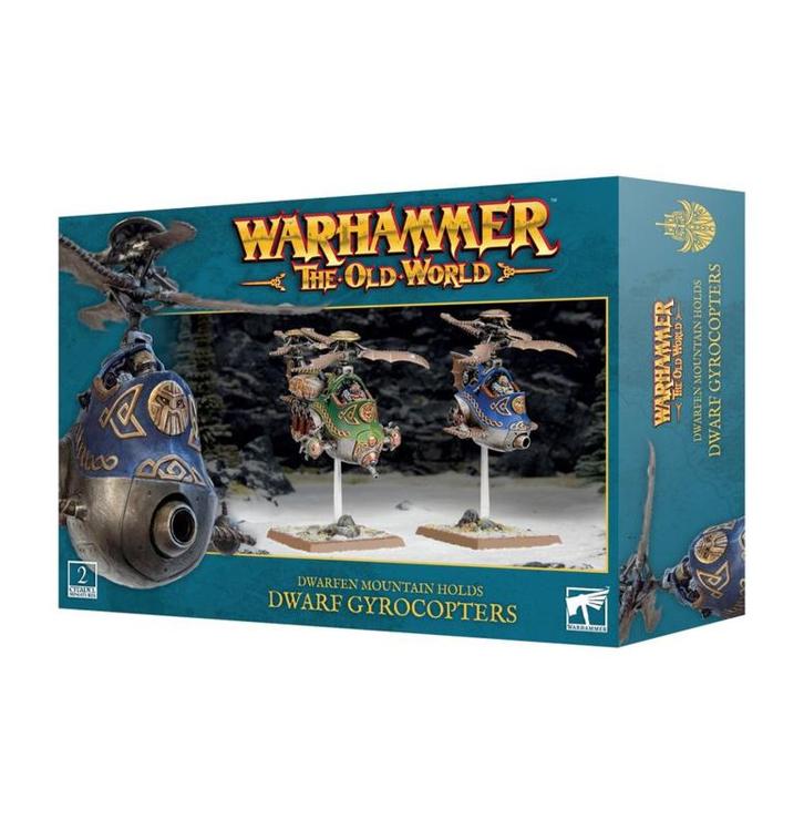 Dwarfen Mountain Holds Dwarf Gyrocopters (warhammer nieuw), Hobby en Vrije tijd, Wargaming, Ophalen of Verzenden