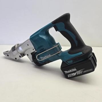 Makita DJS130 Plaatschaar Incl. Accu en Lader | Nette Staat, Doe-het-zelf en Bouw, Ophalen of Verzenden, Nieuw