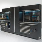 Datona Werkplaatsinrichting PREMIUM met RVS werkblad - 362, Doe-het-zelf en Bouw, Werkbanken, Ophalen of Verzenden, Nieuw