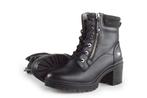 Mustang Veterboots in maat 38 Zwart | 5% extra korting, Verzenden, Zwart, Overige typen, Zo goed als nieuw