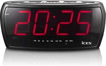 Wekkerradio - Zwart SHOWMODEL  Ices ICR-230-1 - (Wekkers) beschikbaar voor biedingen