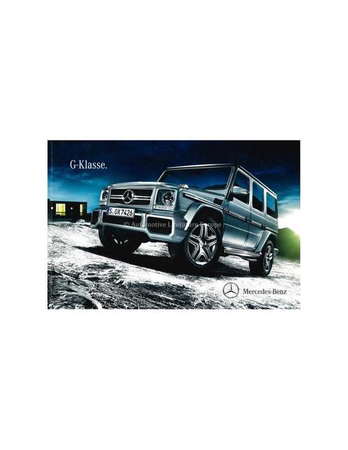 2012 MERCEDES BENZ G KLASSE BROCHURE DUITS, Livres, Autos | Brochures & Magazines