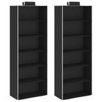 vidaXL Kledingorganisers hangend 2 st met 6 schappen stof, Huis en Inrichting, Kasten | Kleerkasten, Verzenden, Nieuw