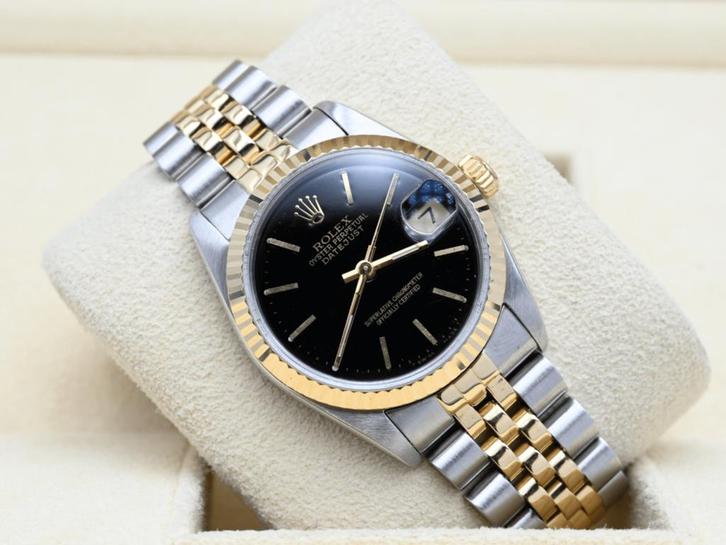 Rolex Datejust Ref. 68273 Year 1991 (Box), Handtassen en Accessoires, Horloges | Dames, Goud, Zo goed als nieuw, Goud, Rolex, Polshorloge