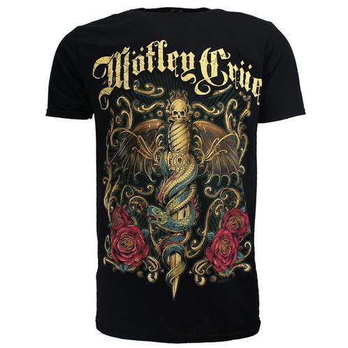 Mötley Crüe Exquisite Dagger Band T-Shirt - Officiële, Kleding | Heren, T-shirts