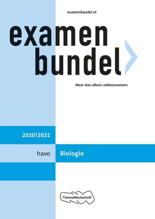 Examenbundel havo Biologie 2020/2021 9789006781182, Livres, Livres scolaires, Envoi