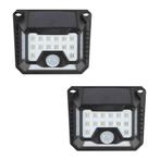 2x Buitenlamp Zonne-energie Solys S Solar Sensor LED Wandlam, Kunststof, Verzenden, Minder dan 50 watt, Wandlamp